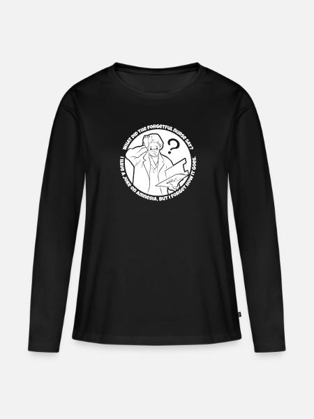 Infirmier - T-shirt manches longues Premium bio Femme - noir