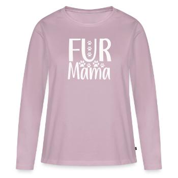 Fell-Mama - Frauen Premium Bio Langarmshirt - Altrosa - Vorne - Julia (174cm)