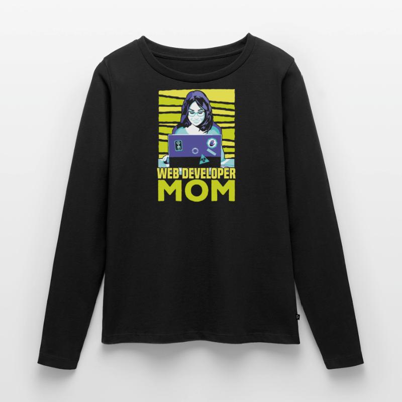 Web Entwickler Webdeveloper Web-Entwickler Frauen Premium Bio Langarmshirt