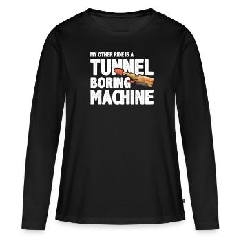 Engineer Tunnel Mining Engineer - Women's Premium Organic Long Sleeve Shirt - black - Front - Julia (174cm)