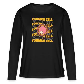 Biologiste Biologiste Cellulaire Biologiste moléculaire - T-shirt manches longues Premium bio Femme - noir - Devant - Julia (174cm)