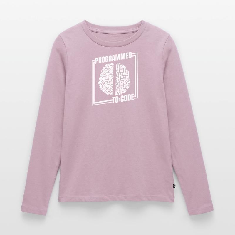 Developer Coder Programmer Funny Women's Premium Organic Long Sleeve Shirt