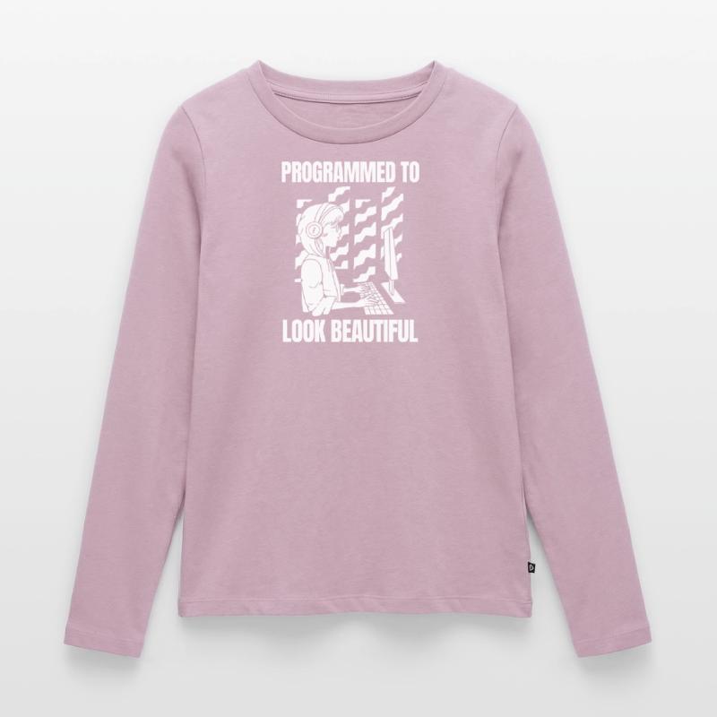 Developer Coder Programmer Beautiful Women's Premium Organic Long Sleeve Shirt
