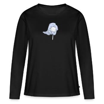 Golf Golfer Golfen - Frauen Premium Bio Langarmshirt - Schwarz - Vorne - Julia (174cm)