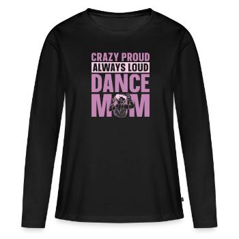 Mom Mutter Mutter Tanz Mutter - Frauen Premium Bio Langarmshirt - Schwarz - Vorne - Julia (174cm)