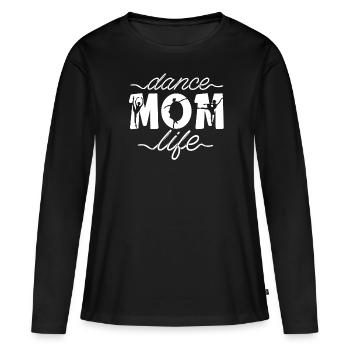 Mom Mutter Mutter Tanz Mutter - Frauen Premium Bio Langarmshirt - Schwarz - Vorne - Julia (174cm)