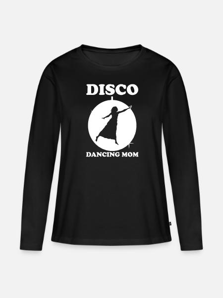 Mom Mutter Mutter Tanz Mutter - Frauen Premium Bio Langarmshirt - Schwarz