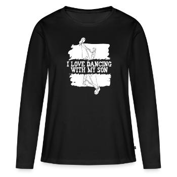 Mom Mutter Mutter Tanz Mutter - Frauen Premium Bio Langarmshirt - Schwarz - Vorne - Julia (174cm)