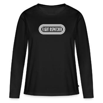 Centre d’opérations du centre de contrôle des appels d’urgence - T-shirt manches longues Premium bio Femme - noir - Devant - Julia (174cm)
