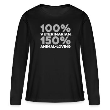 Veterinarian Veterinary - Women's Premium Organic Long Sleeve Shirt - black - Front - Julia (174cm)