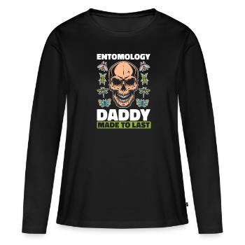 Entomology Entomologist Insect Skull - Women's Premium Organic Long Sleeve Shirt - black - Front - Julia (174cm)