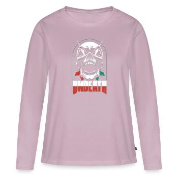 Darts Darts Player Skull Undeath - Women's Premium Organic Long Sleeve Shirt - dusky pink - Front - Julia (174cm)