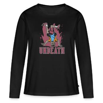 Breakdance Breakdancer Breakdancing Undeath - T-shirt manches longues Premium bio Femme - noir - Devant - Julia (174cm)