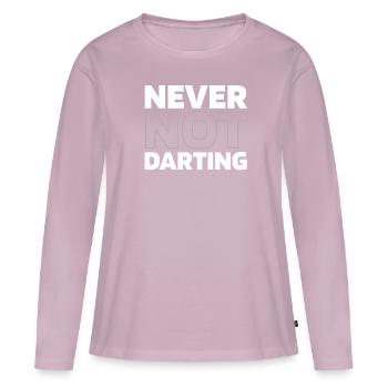 Darts Darts Player - Women's Premium Organic Long Sleeve Shirt - dusky pink - Front - Julia (174cm)