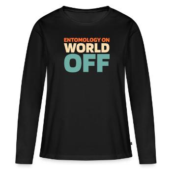Entomology Entomologist Insect - Women's Premium Organic Long Sleeve Shirt - black - Front - Julia (174cm)