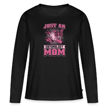 Entomology Entomologist Insect Mother - Women's Premium Organic Long Sleeve Shirt - black - Front - Julia (174cm)