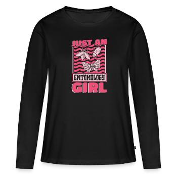 Entomology Entomologist Insect - Women's Premium Organic Long Sleeve Shirt - black - Front - Julia (174cm)