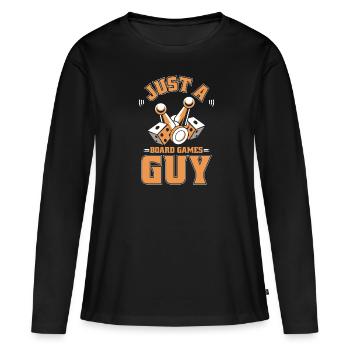 Board Game Board Game - Women's Premium Organic Long Sleeve Shirt - black - Front - Julia (174cm)