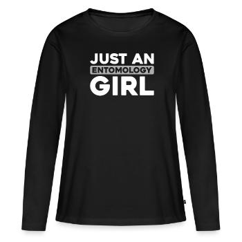 Entomology Entomologist Insect - Women's Premium Organic Long Sleeve Shirt - black - Front - Julia (174cm)