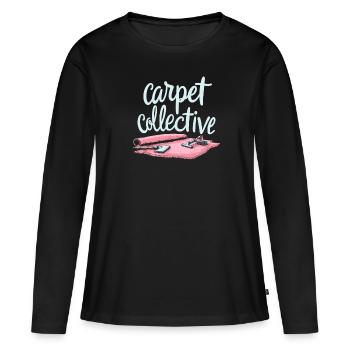 Carpet Installer Team - Women's Premium Organic Long Sleeve Shirt - black - Front - Julia (174cm)