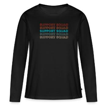 Ingénieur du son Ingénieur du son Kader - T-shirt manches longues Premium bio Femme - noir - Devant - Julia (174cm)