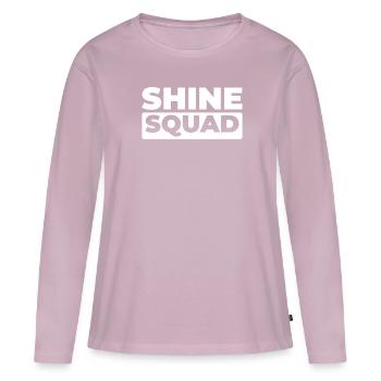 Costumier Kader - T-shirt manches longues Premium bio Femme - rose poudré - Devant - Julia (174cm)