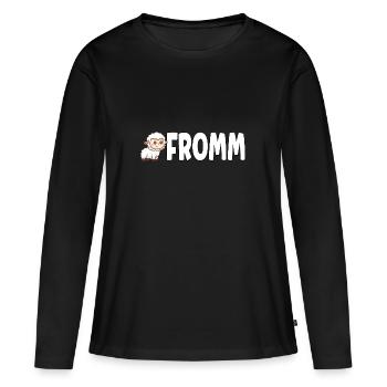 Lammfromm - Vous êtes innocent. TOUJOURS! - T-shirt manches longues Premium bio Femme - noir - Devant - Julia (174cm)