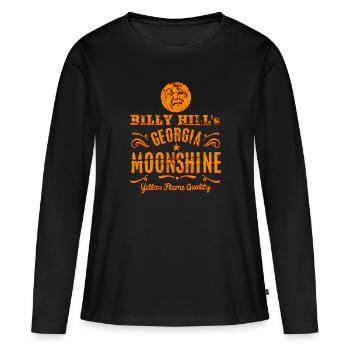 Georgia Moonshine Whisky - T-shirt manches longues Premium bio Femme - noir - Devant - Julia (174cm)