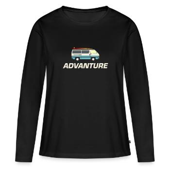 Van Life Van Dwellers Van Lifers - Women's Premium Organic Long Sleeve Shirt - black - Front - Julia (174cm)