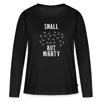 Fourmi Insecte Cadeau Nature Vermine Bug Fourmi - T-shirt manches longues Premium bio Femme - noir - Devant - Julia (174cm)