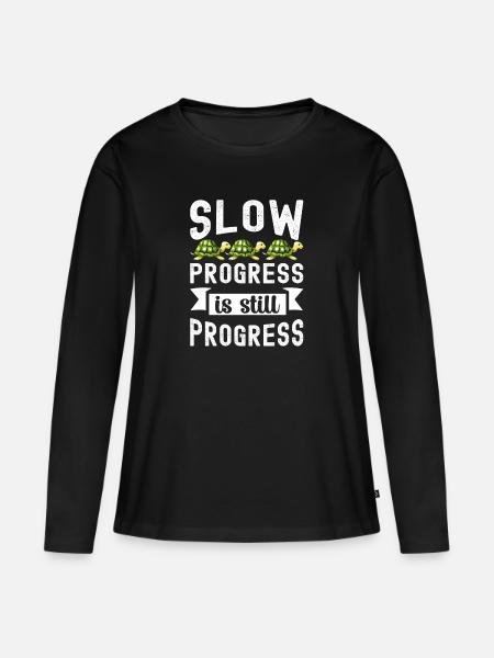 Turtle Gift Enfants Reptiles Plage de mer - T-shirt manches longues Premium bio Femme - noir