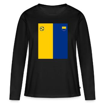 Kolumbien Colombia Medellin Urlaub Bogota Cali - Frauen Premium Bio Langarmshirt - Schwarz - Vorne - Julia (174cm)