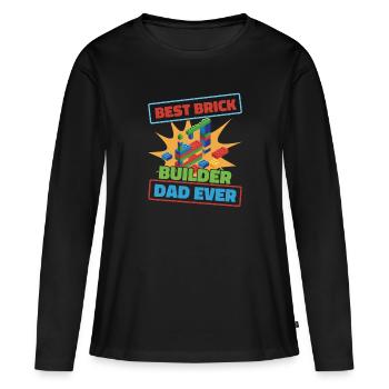 Brick Builder Brick Building Master Builder Klemmb - Women's Premium Organic Long Sleeve Shirt - black - Front - Julia (174cm)