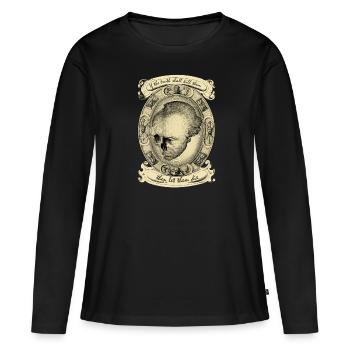 Let Them Die - T-shirt manches longues Premium bio Femme - noir - Devant - Julia (174cm)