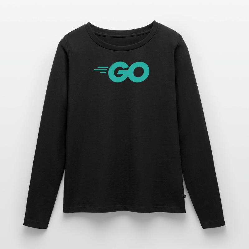 Go Programming Language with Go logo Go Women's Premium Organic Long Sleeve Shirt