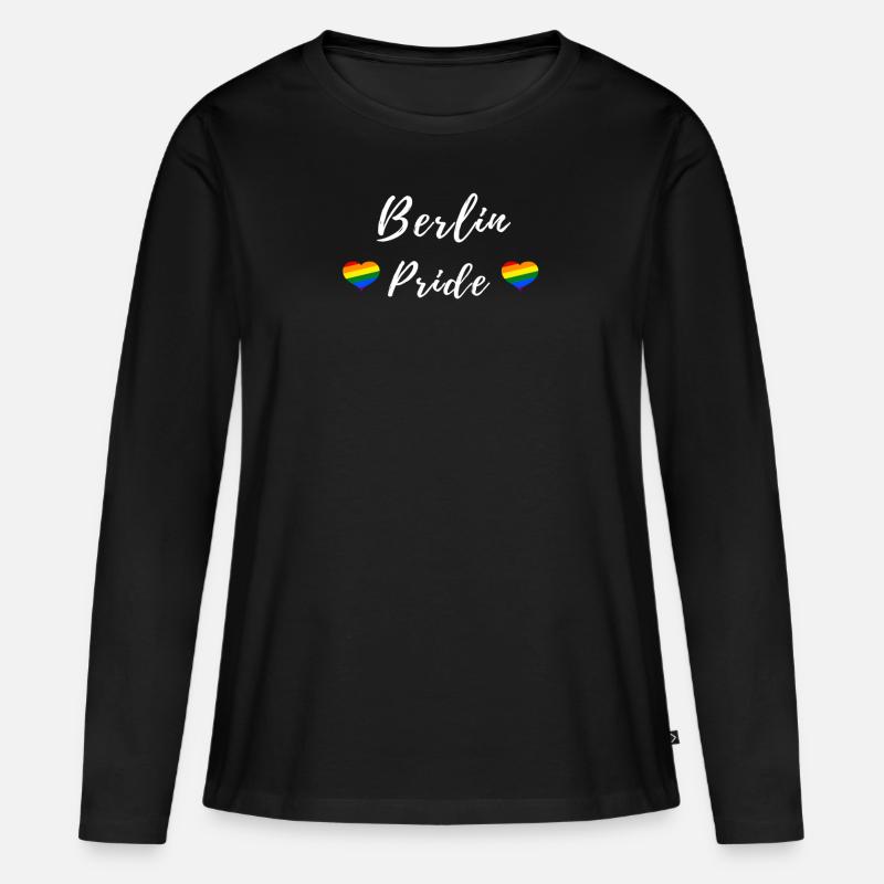 Berlin Pride CSD Berlin - Women's Premium Organic Long Sleeve Shirt - black