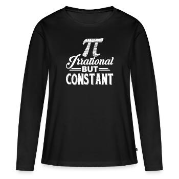 Pi Day Pi Irrational But Constant - T-shirt manches longues Premium bio Femme - noir - Devant - Julia (174cm)
