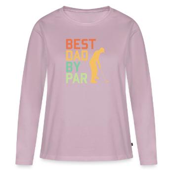 Bester Vater von Par - Golfer - Golfen - Frauen Premium Bio Langarmshirt - Altrosa - Vorne - Julia (174cm)