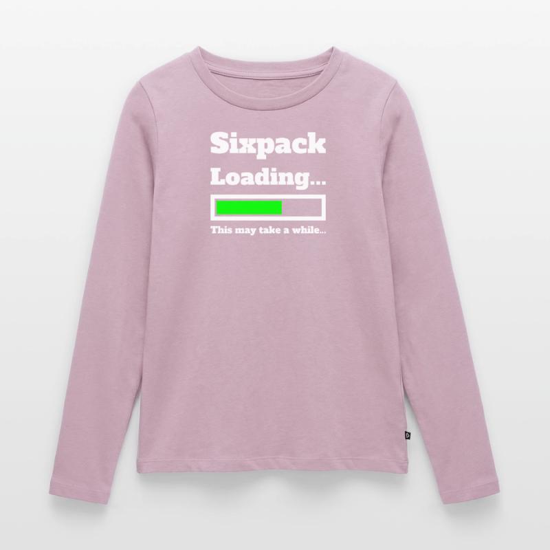 SIX PACK Sixpack Loading... Bitte warten... Frauen Premium Bio Langarmshirt