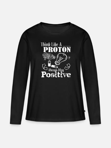 Physiker Lustiger Physiker - Frauen Premium Bio Langarmshirt - Schwarz