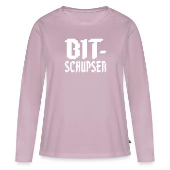 Informatiker Programmierer Webdesign - Frauen Premium Bio Langarmshirt - Altrosa - Vorne - Julia (174cm)
