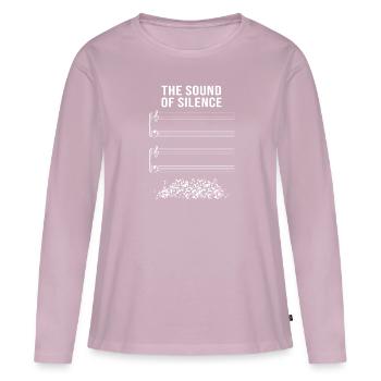 Orchester Blasinstrument Marching Band - Frauen Premium Bio Langarmshirt - Altrosa - Vorne - Julia (174cm)