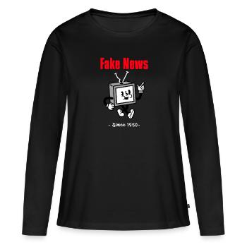 GEZ Demo TShirt funny protest shirt men - Women's Premium Organic Long Sleeve Shirt - black - Front - Julia (174cm)