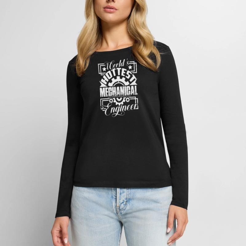 Mechanical Engineer Hottest Mechanical Engineer Women's Premium Organic Long Sleeve Shirt