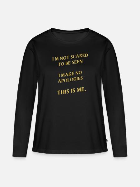 This Is Me Musical Theatre Performer Gift Idea - Women's Premium Organic Long Sleeve Shirt - black