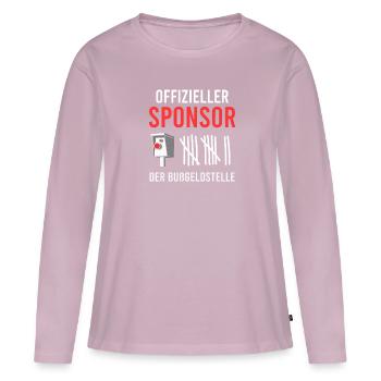 Autotuning Radarkontrolle Auto Sponsor - Frauen Premium Bio Langarmshirt - Altrosa - Vorne - Julia (174cm)