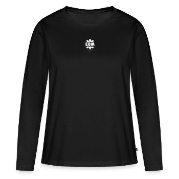 EBM Electronic Body Music Festival Music Gift - Women's Premium Organic Long Sleeve Shirt - black - Front - Julia (174cm)