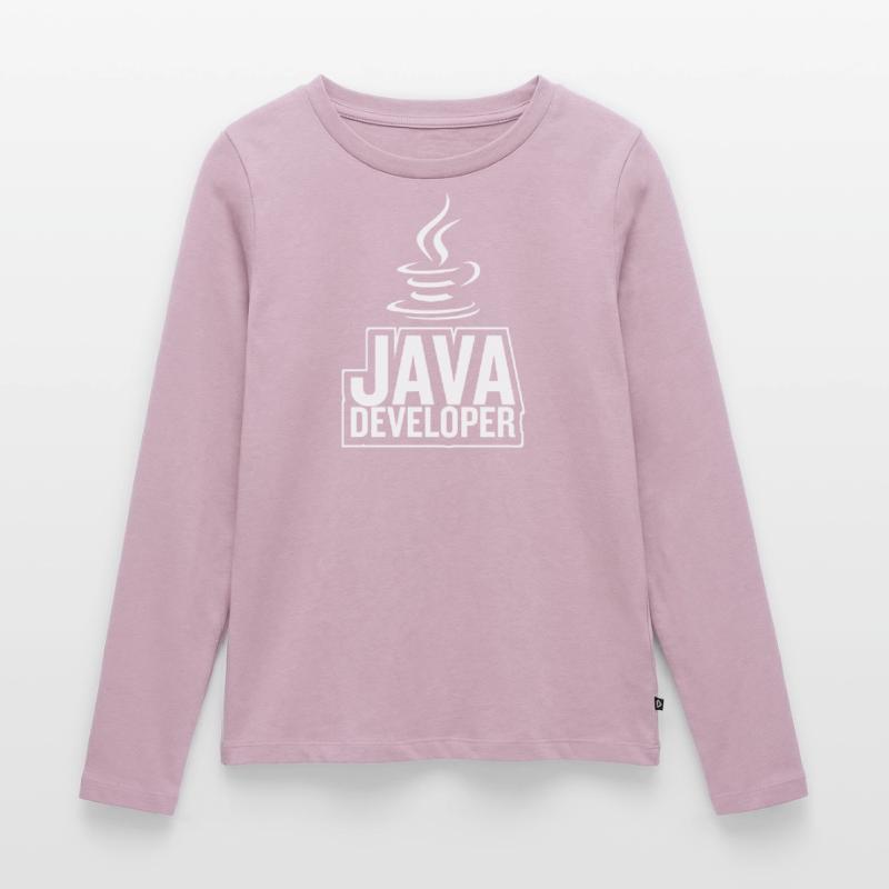 Café Java Developer Coffee T-shirt manches longues Premium bio Femme