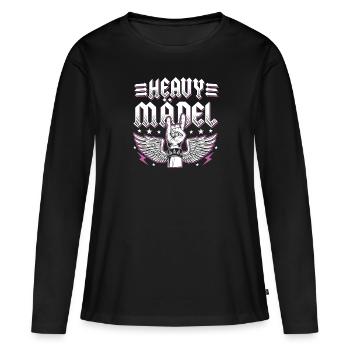 Heavy Girl Rocker Bride Heavy Metal Rocker Women - Women's Premium Organic Long Sleeve Shirt - black - Front - Julia (174cm)