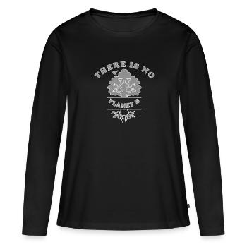 Sustainability - Women's Premium Organic Long Sleeve Shirt - black - Front - Julia (174cm)